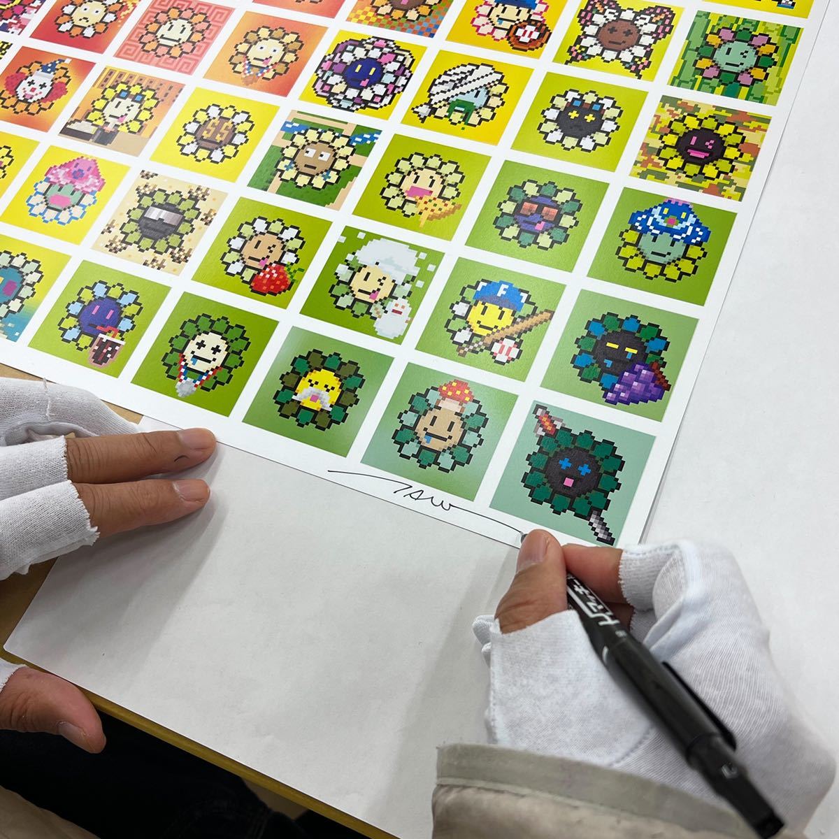 オリジナルデザイン手作り商品 良番 108つ 煩悩 MURAKAMI FLOWERS