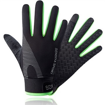 [ trekking glove green XL size ] mountain climbing trekking glove gloves smartphone slip prevention men's lady's stylish 