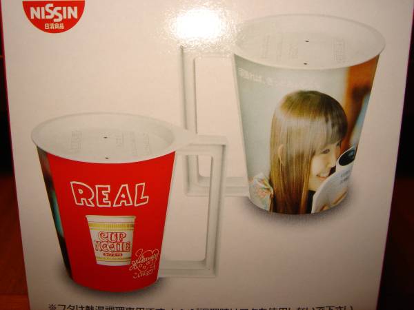 限定 レア 希少 貴重 入手困難 NISSIN 日清食品 CUP NOODLE カップヌードル フタ付 リフィル用 マグカップ 小嶋陽菜 Ver. サイン入り AKB48_箱とリフィルは付属しません。