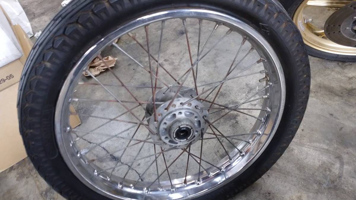 ホンダCB750four K0 丸リム DIDマーク ホイール前後セット パーツ