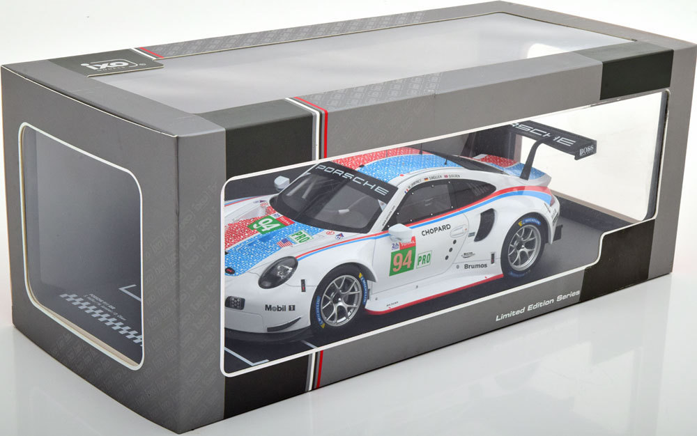 Ixo 1/18 Porsche 911 (991) RSR #94 24h Le Mans 2019 Muller/Jaminet/Olsen　ポルシェ　イクソ_画像3