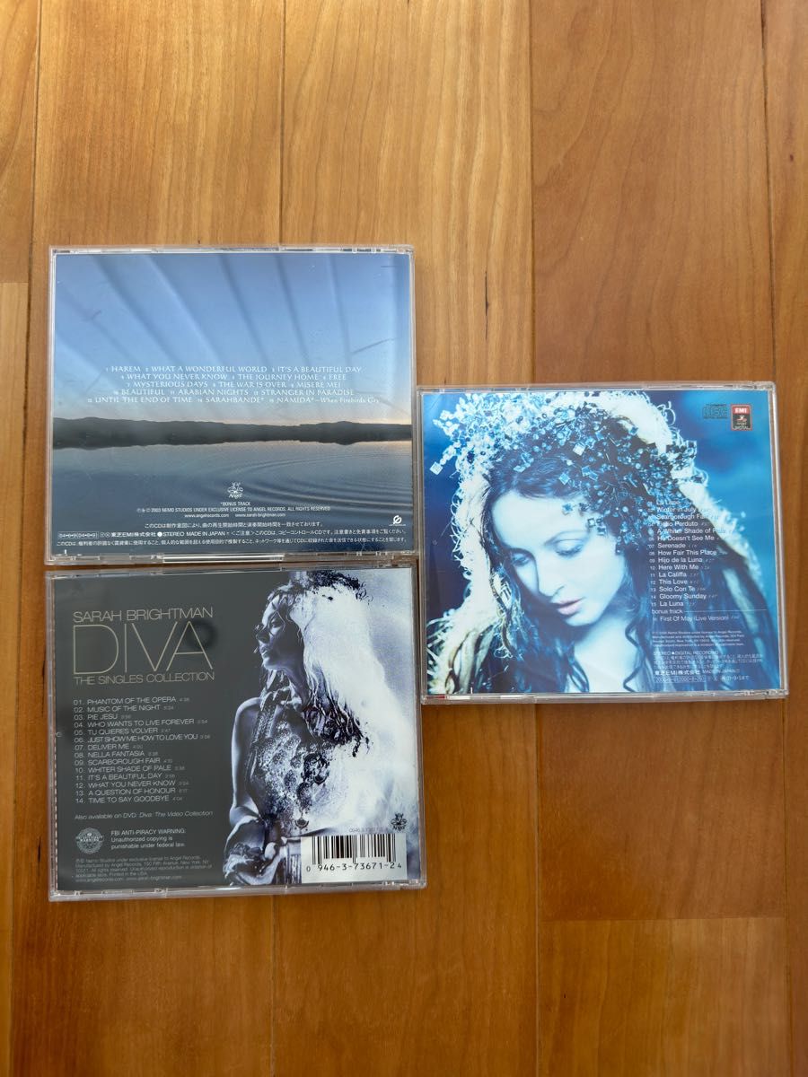 サラブライトマン　DIVA harem （アルティメイトエディション）LA LUNA ディーヴァ　ハレム　ラルーナ　CD3枚セット