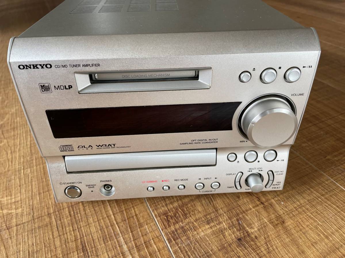 ヤフオク! - ジャンク品 オーディオ機器 CD-MDコンポ ONKYO