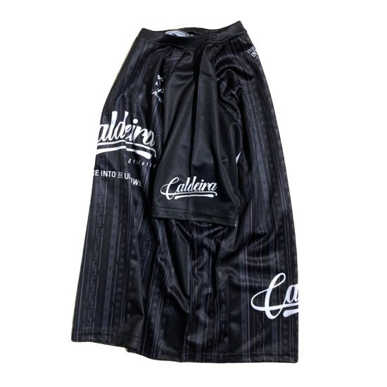 メール便可能! CALDEIRA (キャルデラ) 12CR418 半袖 プラクティスシャツ (L) Black | soccer futsal サッカー フットサル ブラック 半袖 黒_画像5