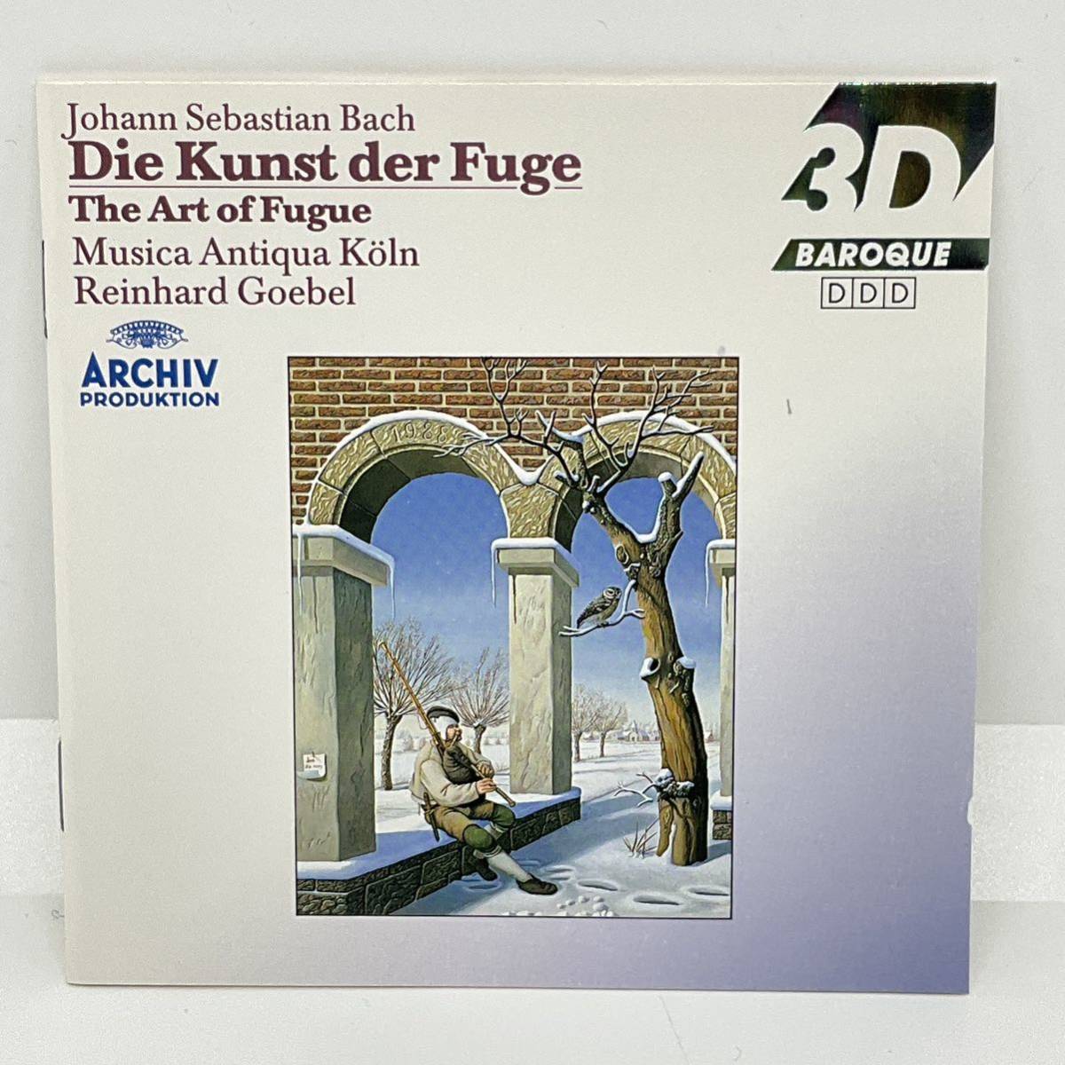 中古 クラシック 輸入盤 CD バッハ フーガの技法 ARCHIV / THE ART OF FUGUE / MUSICA ANTIQUA KOLN_画像1