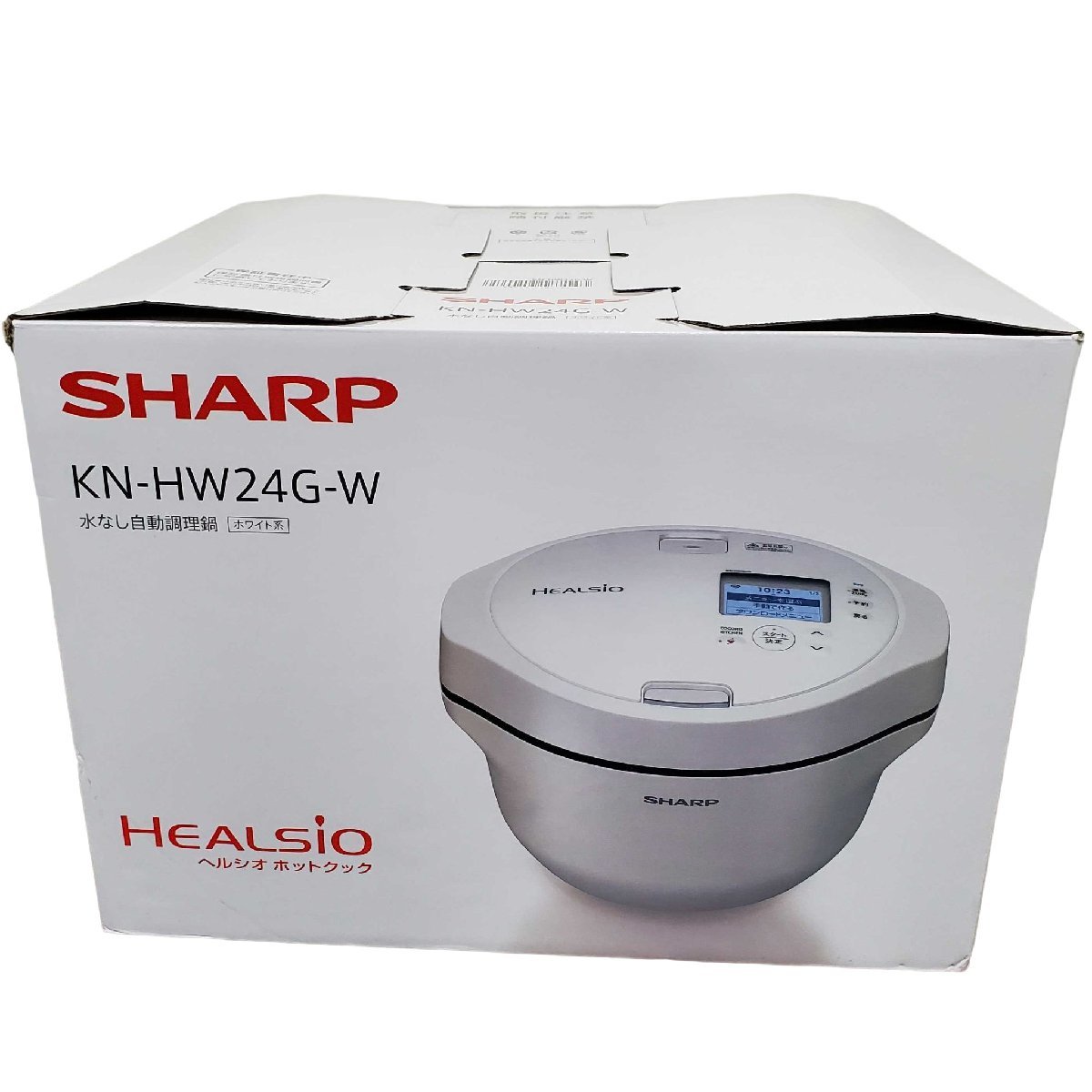 うメニュー SHARP（シャープ） KN-HW24G-W 水なし自動調理鍋 HEALSIO