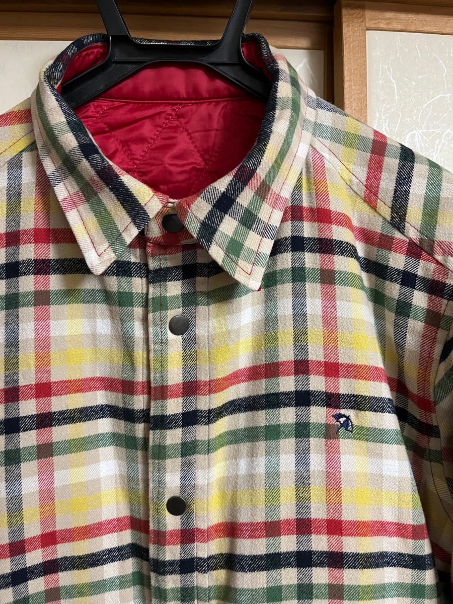 アーノルドパーマー　リバーシブルキルティングシャツジャケット　メンズ2（M相当）