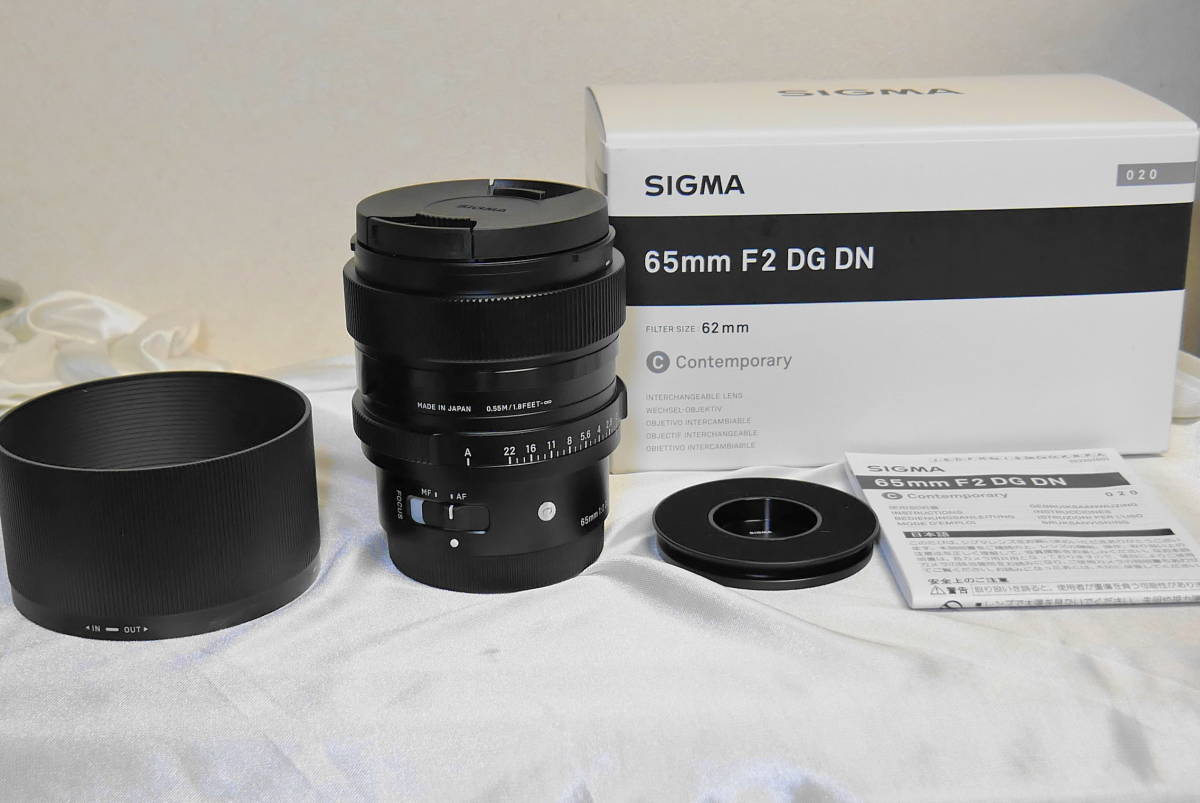 ヤフオク! - 【美品】 シグマ 65mm F2 DG DN ソニー Eマ...