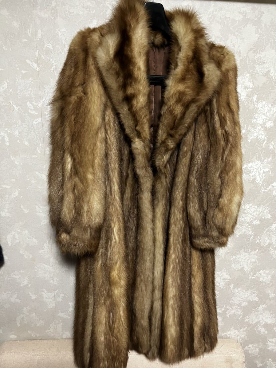 ヤフオク! - 美品 ロシアンセーブル ロングコート 毛皮の最高峰 ファー