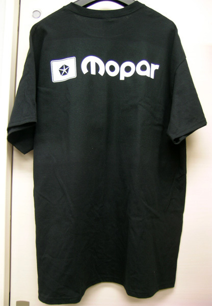 3XL モパー mopar ロゴ Tシャツ 黒 ビッグサイズ ダッジ クライスラー Hemi プリマス フューリー クライスラー チャレンジャー マグナム_画像1