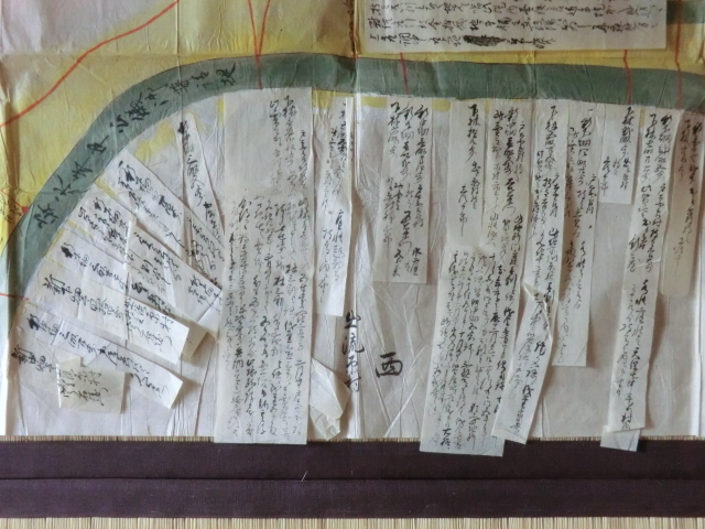近江彦根藩領出流原村古地図○安政6年 御領分出 近江彦根藩領出流原村古地図○安政6年 御領分出