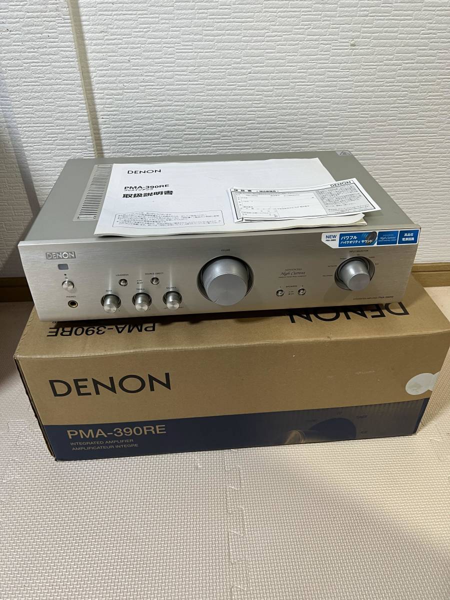 Denon プリメインアンプ エントリークラス プレミアムシルバー PMA-390RE-SP_画像1