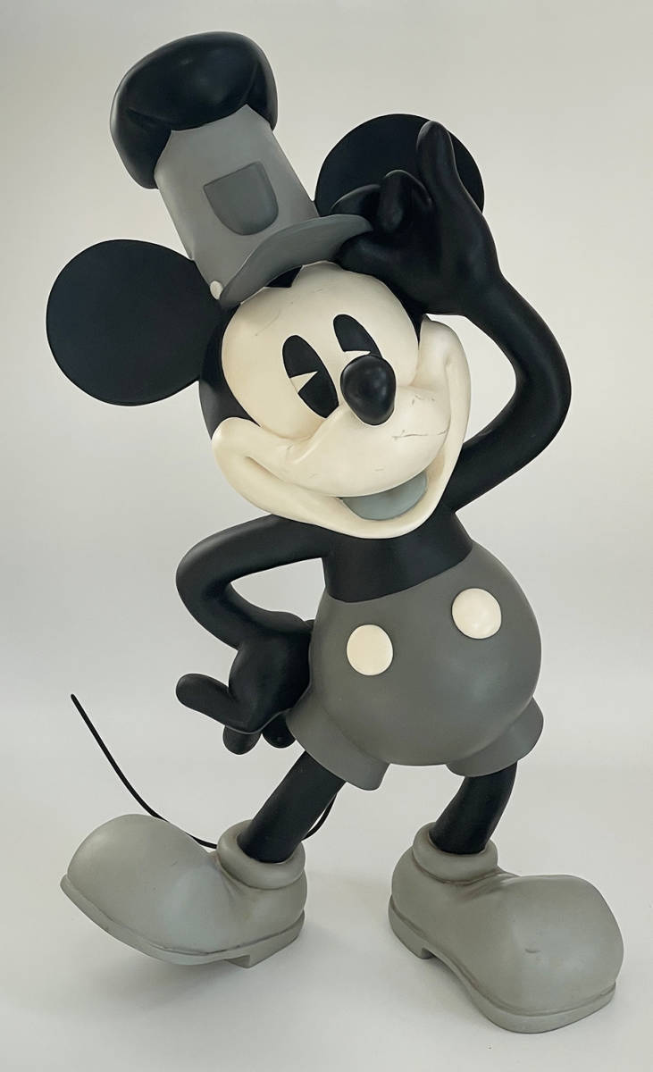 DISNEY ディズニー ミッキー 白黒 置物・陶器 大きいサイズ DISNEY ディズニー ミッキー 白黒 置物・陶器 大きいサイズ