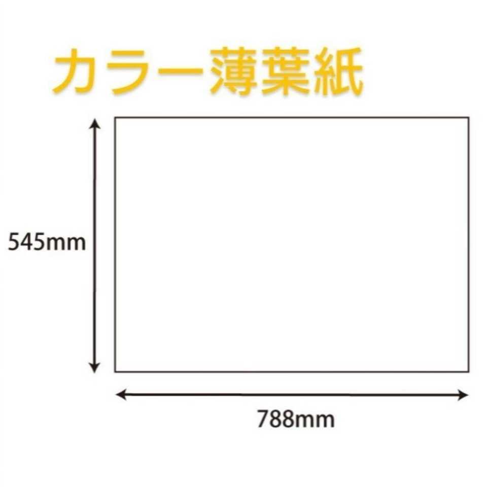 薄葉紙 日本製 ブラウン 茶色 ラッピング 包装紙 お花紙 ペーパーフラワー ジャイアントフラワー_画像4