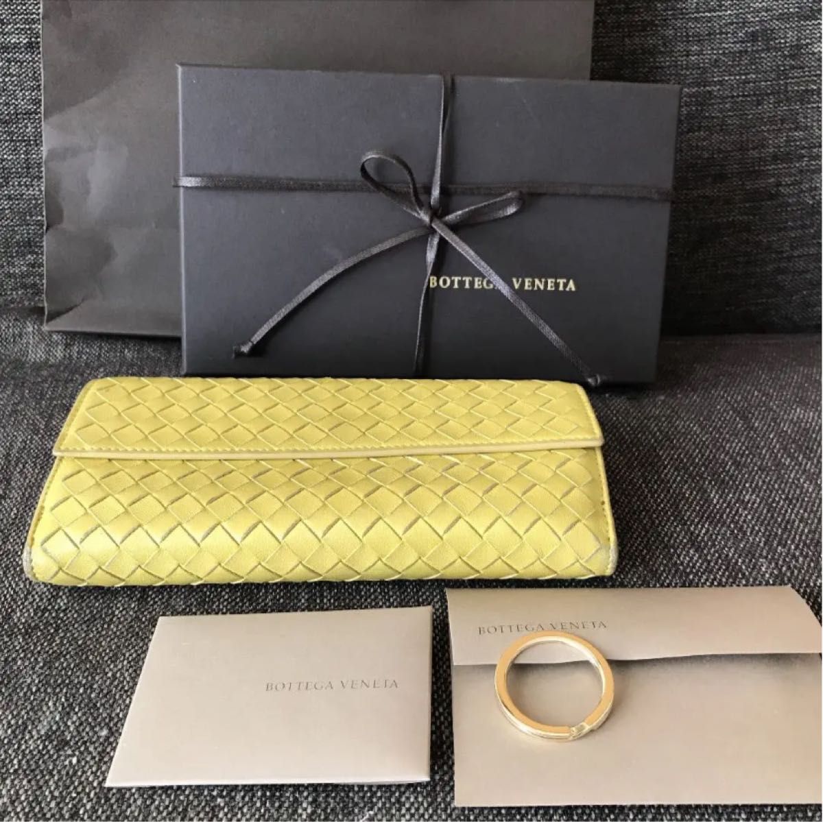 BOTTEGA VENETA ニューボッテガ ボッテガヴェネタ 長財布 イエロー