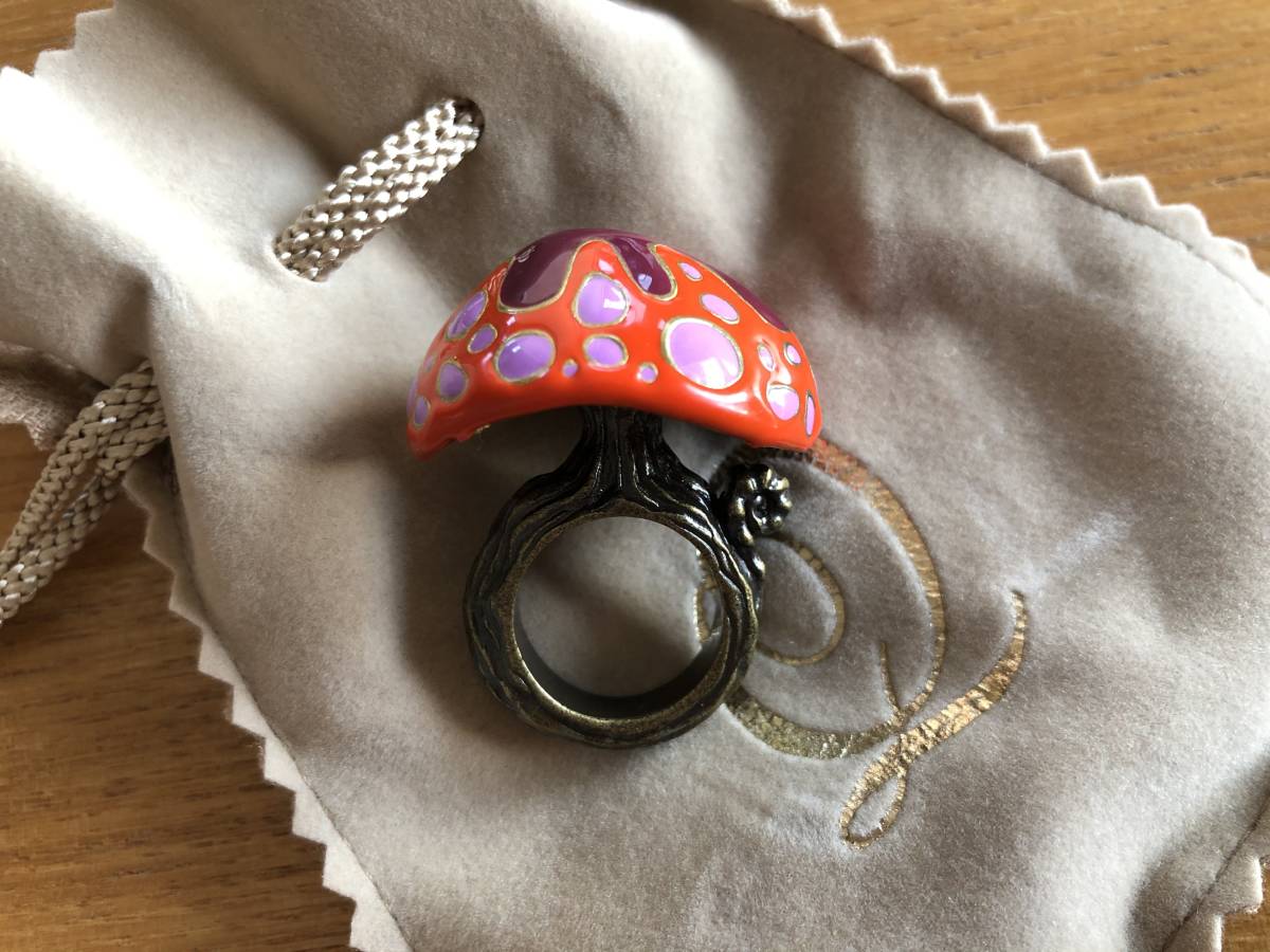 Q-pot mushrooms ring [ Disney accessory ]