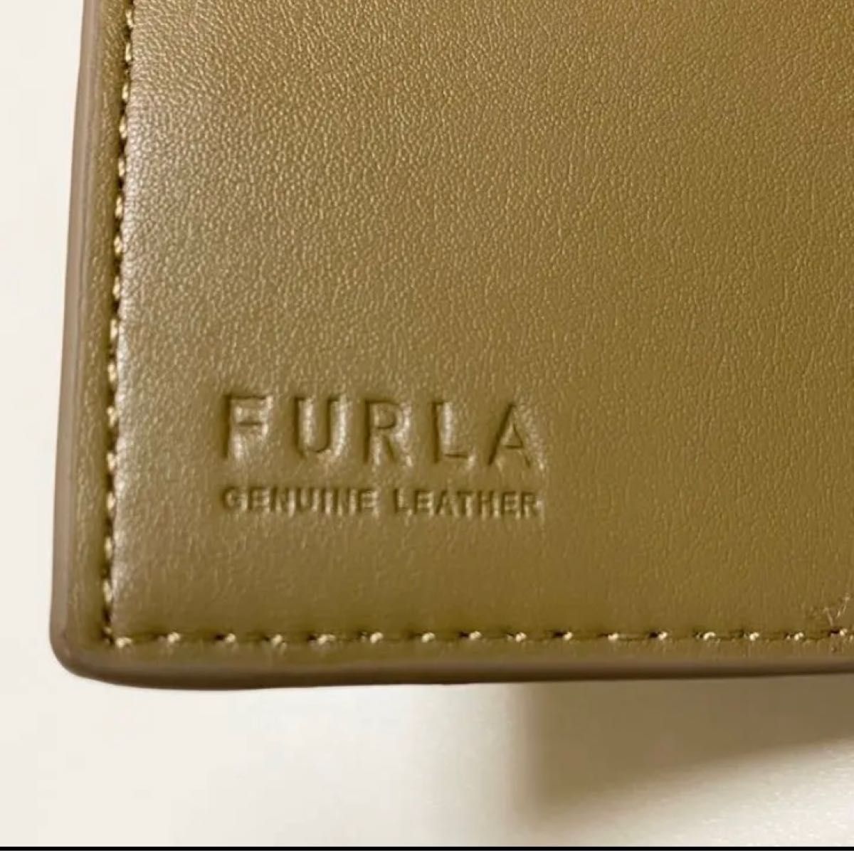 FURLA フルラ 三つ折り財布 カーキブラウン系