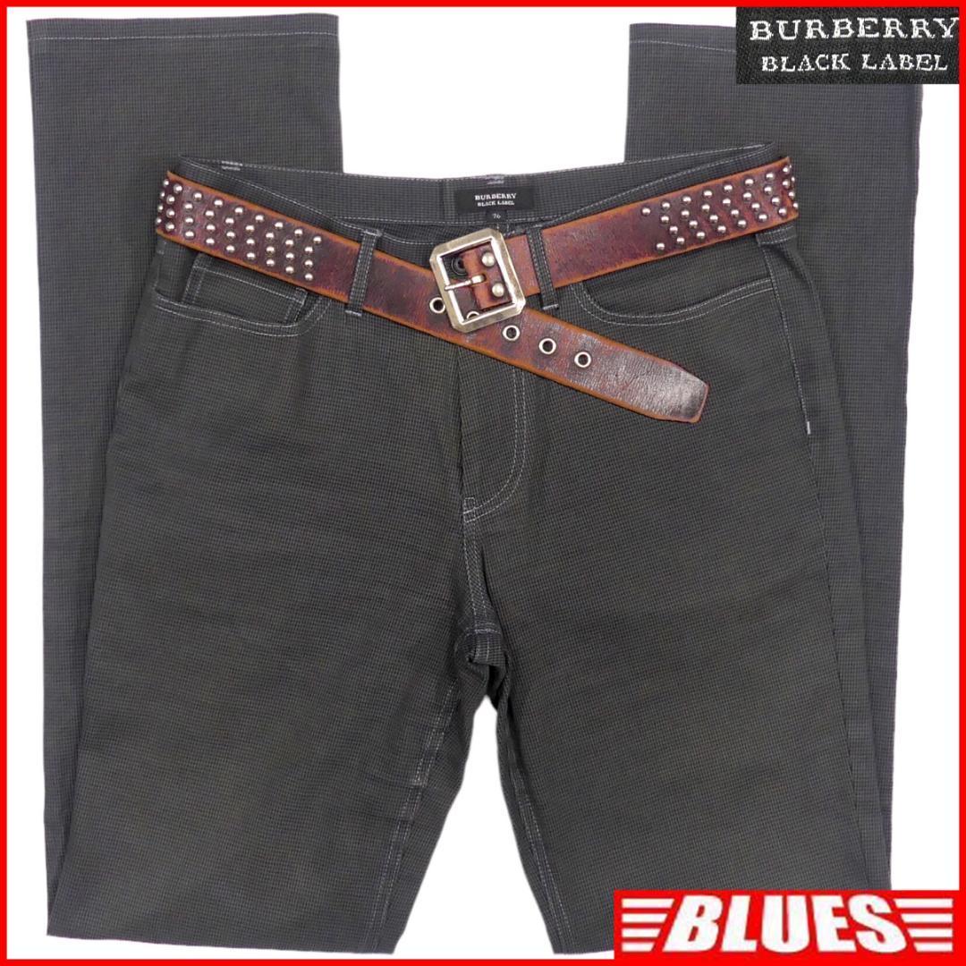 即決 BURBERRY BLACK LABE W32位 チノパン 廃盤 バーバリー