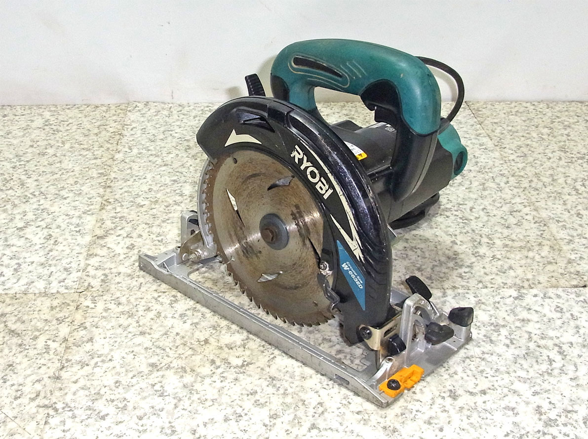 RYOBI リョービ 165mm電子丸のこ マルノコ W-663ED 動作確認済み 中古品