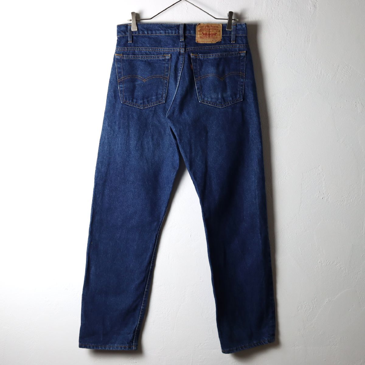 美品 濃紺 USA製 90s リーバイス 505 ヴィンテージ デニム W33 L30 / Levis 古着 _画像3