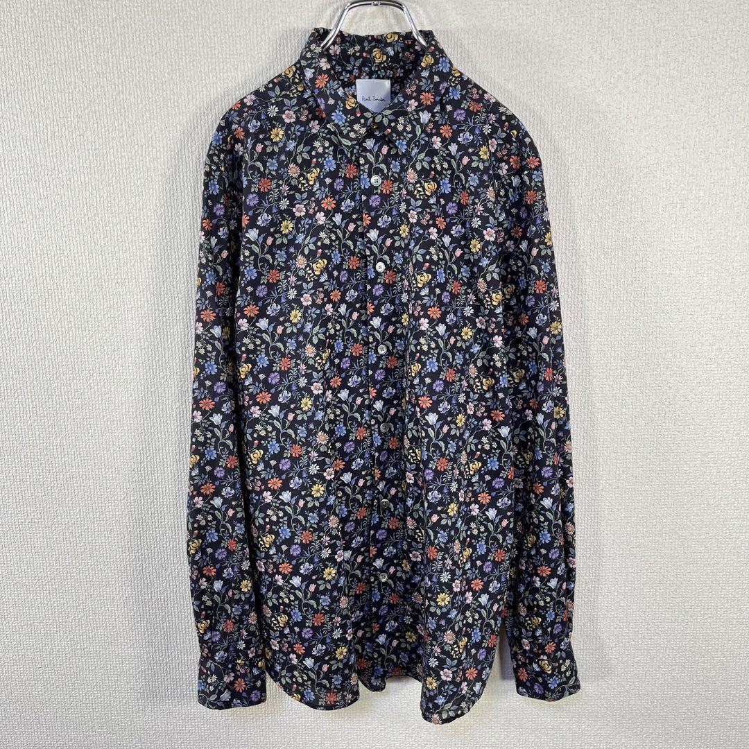 【極美品】ポールスミス/PaulSmith 花柄 シャツ　マルチ　フラワー　総柄