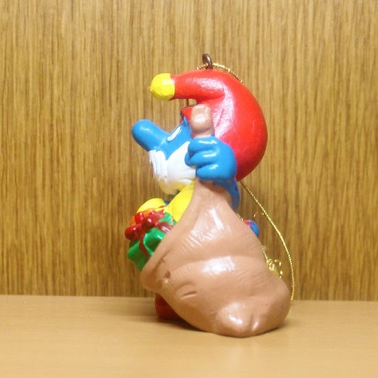 スマーフ　フィギュア　パパ　クリスマス　プレゼント　PVC　オーナメント　Smurf 　アメトイ　アメリカ　トイ_画像2