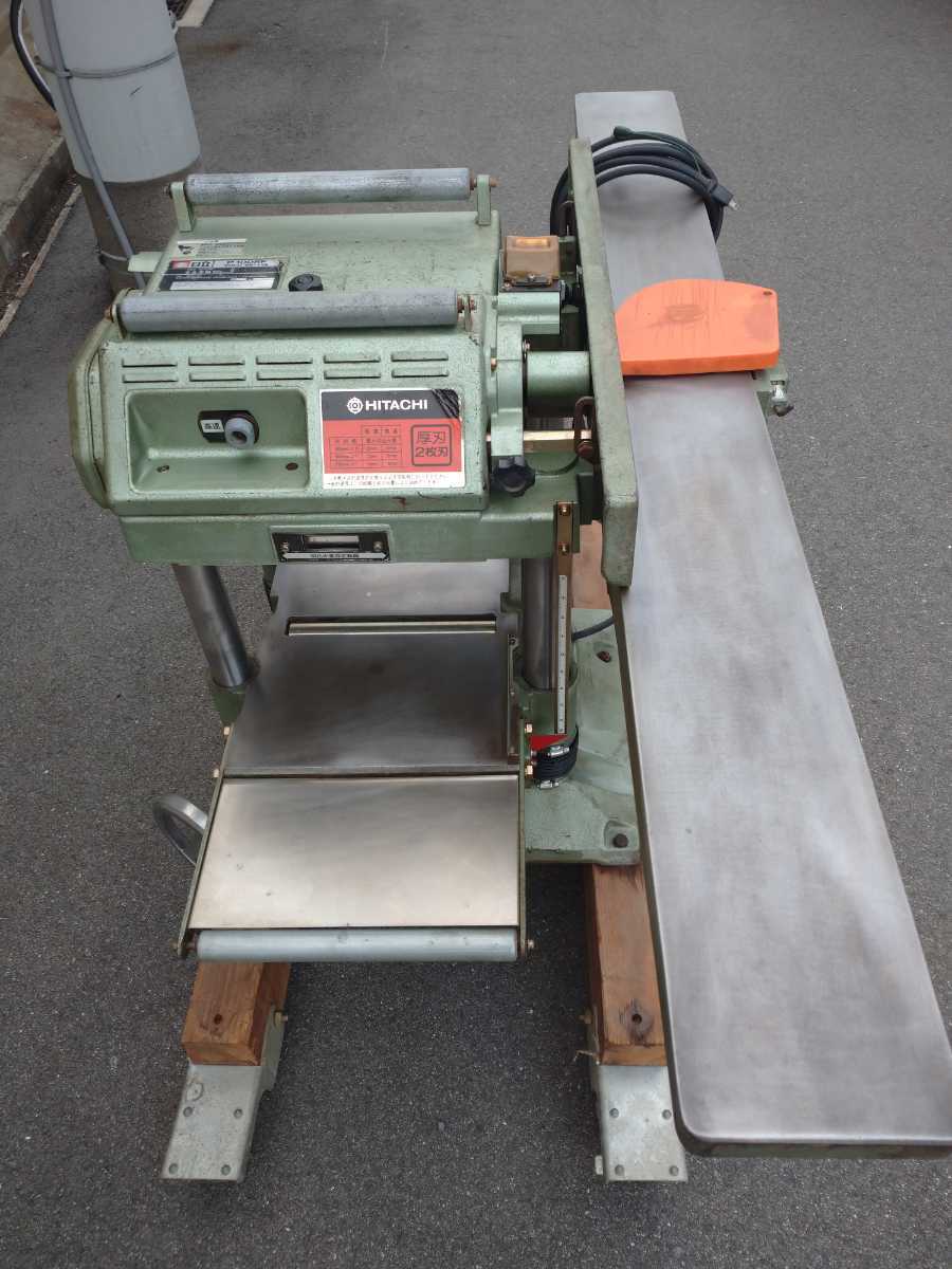 カンナ 超極上超美品HITACHI日立工機自動かんな盤315mmローラーも綺麗