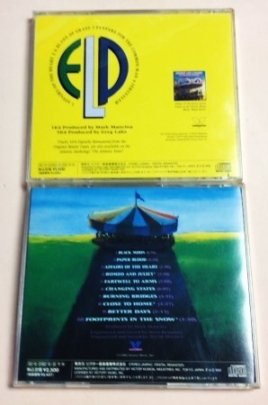 国内帯付 Emerson, Lake & Palmer(ELP) 「Black Moon」 「Affairs Of The Heart」 2枚セット_画像2