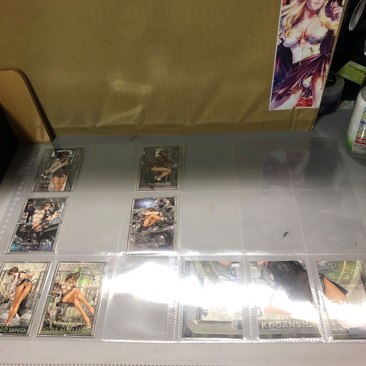 士郎正宗　GALGREASE 1st+2nd全巻セット トレーディングカード67種付