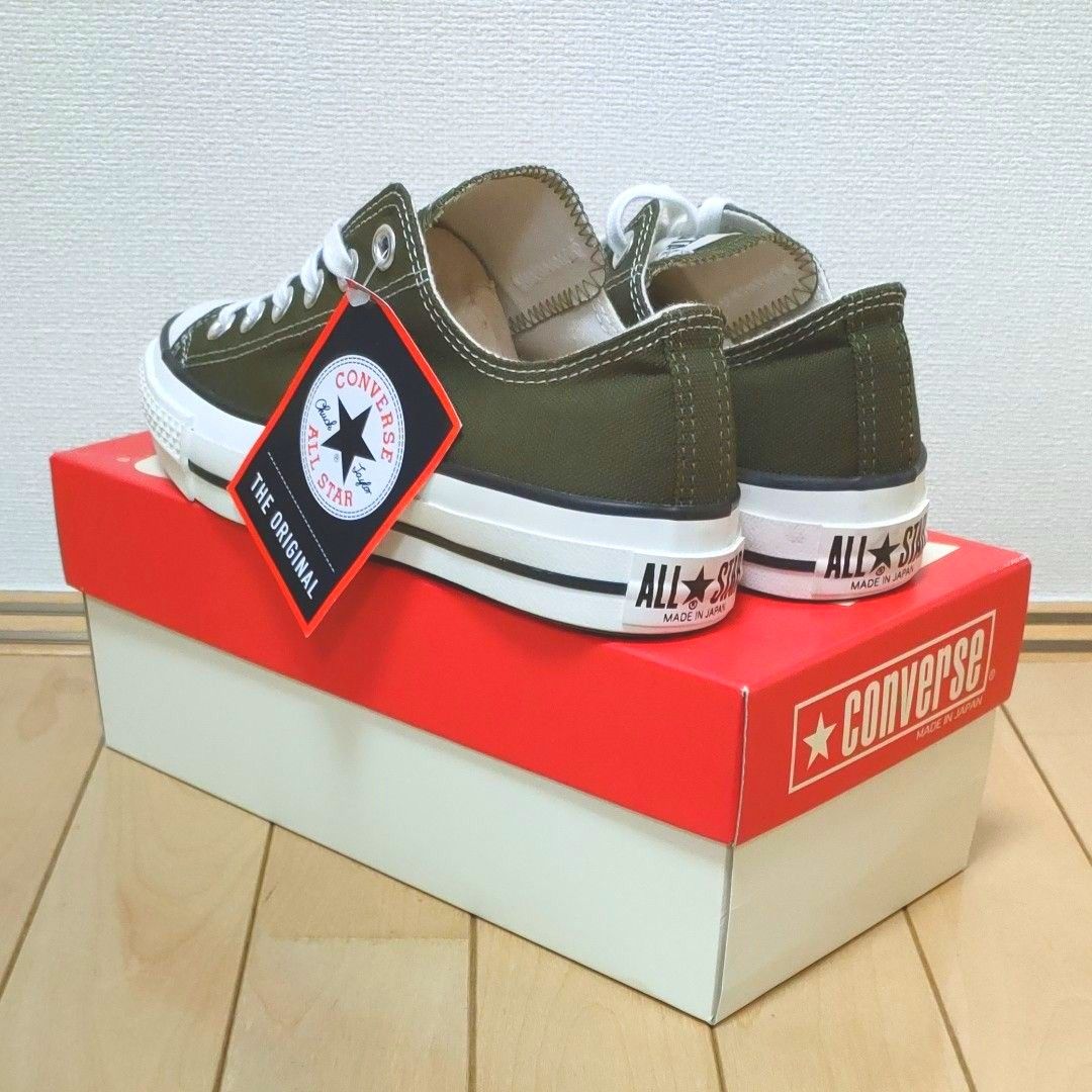 カーキ 23 5cm 新品未使用 コンバース converse キャンバス