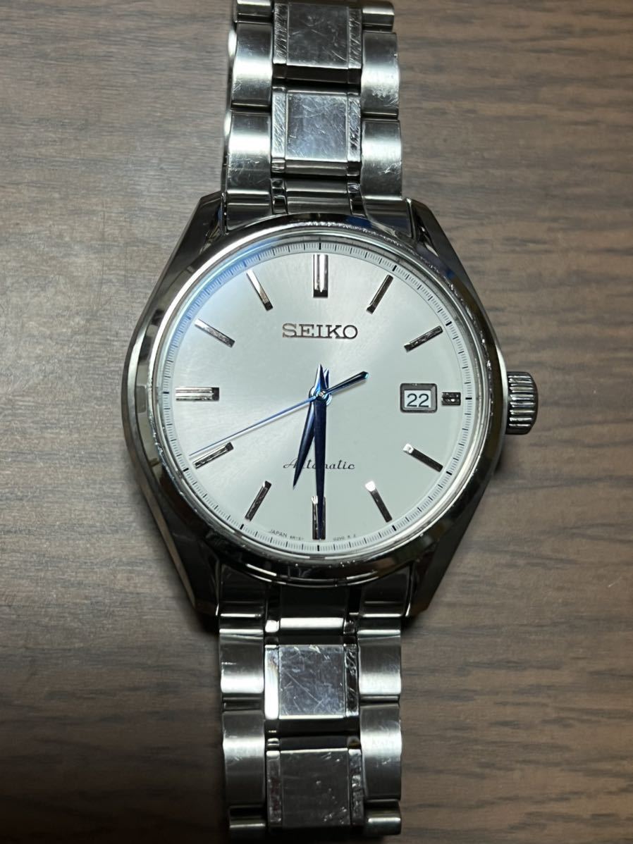 SEIKO セイコー プレザージュ SARX033 6R15-03P0 メンズ 自動巻き 裏スケ 白文字版 ホワイト 中古  