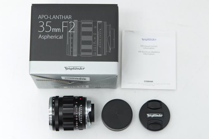 極美品｜コシナ フォクトレンダー APO-LANTHAR 35mm F2 Aspherical VM ライカMマウント γH755-2N3_画像2