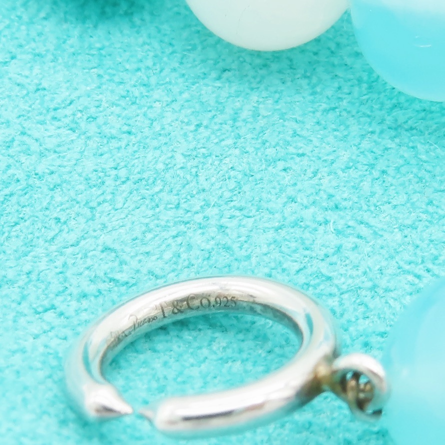 極希少 美品 Tiffany&Co. ティファニー マルチカラー ジェムストーン ビーズ ネックレス シルバー 数珠 天然石 SV925 AA206