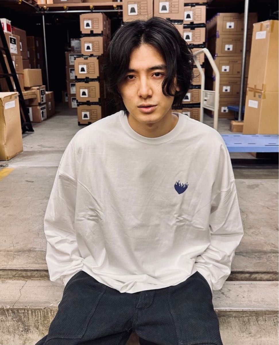 再入荷1番人気 藤井風 燃えよMO-EH-YOロングTホワイト サイズL 再入荷1番人気 藤井風 燃えよMO-EH-YOロングTホワイト サイズL