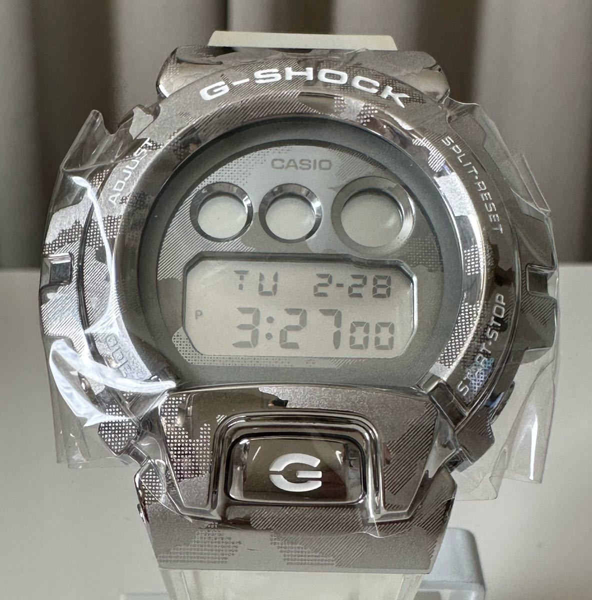 新品未使用品 G-SHOCK Gショック　CASIO GM-6900SCM-1ER　カモメタルカバー×スケルトンカモバンド　海外モデル　　カシオ_画像1