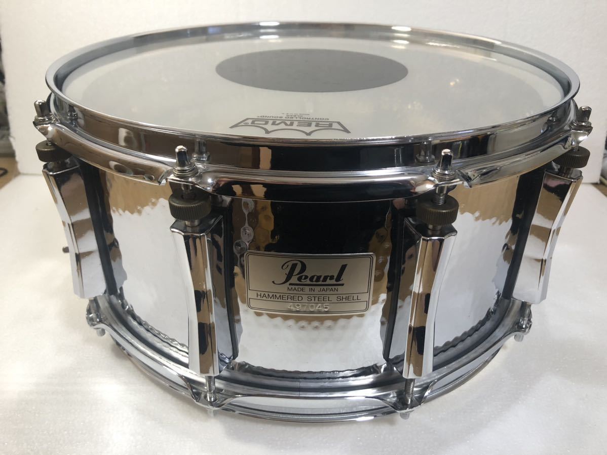 ☆超目玉】 Pearl パール Hammered PEARL 14×5インチ Steel Shell