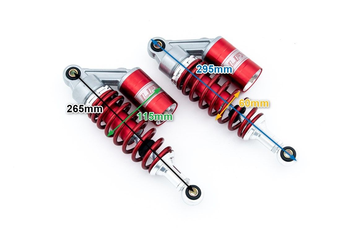 265mm リアサスペンション ショック モンキー ゴリラ ダックス A476