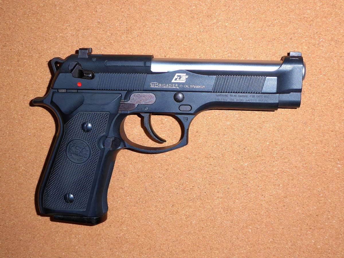 KSC M92 ELITE エリート ガスブローバック ガスガン GBB ベレッタ Beretta M9 M92 SERISE R8033_画像3