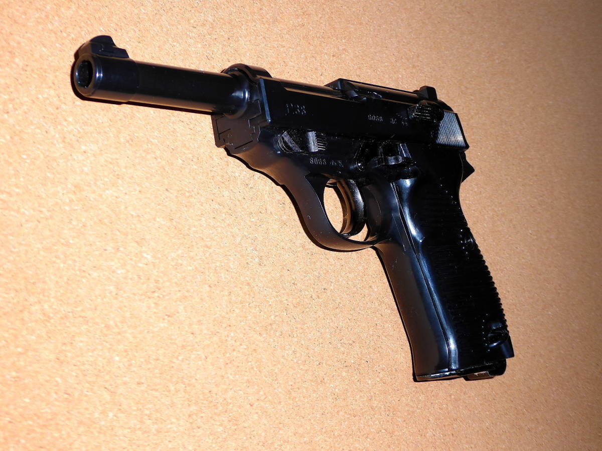 絶版品 WA WESTERN ARMS ワルサーP38 Walther P-38 ウエスタンアームズ ガスガン ルパン三世 R7996_画像3