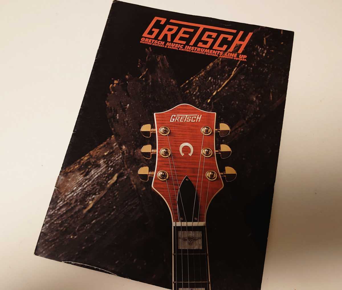 【希少・当時モノ】1995年7月発行★グレッチ／GRETSCH カタログ★神田商会★ブライアン・セッツァー【A4／10ページ構成】_画像1