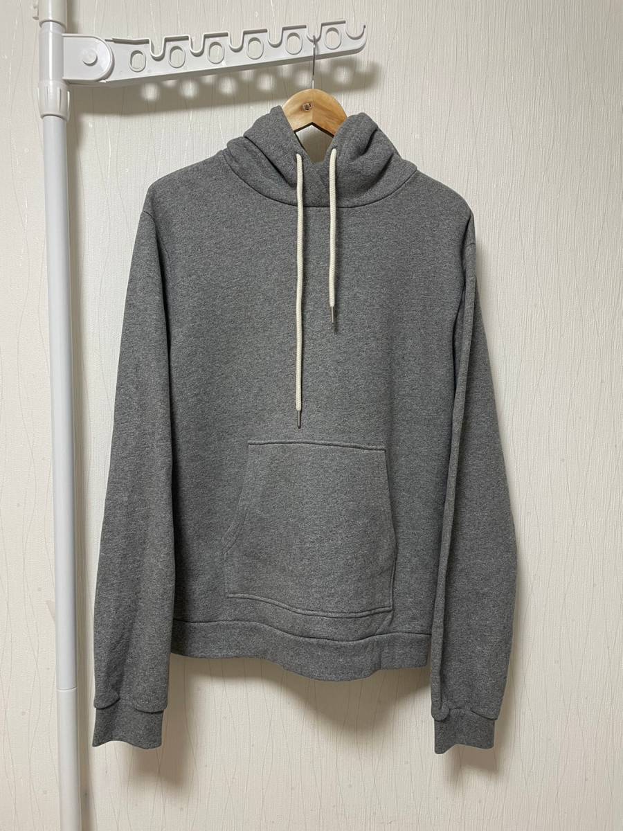 美品☆[JOHN ELLIOTT] 定価36,740 Beach Hoodie ビーチフーディ プルオーバーパーカー 3 グレー USA製 ジョンエリオット