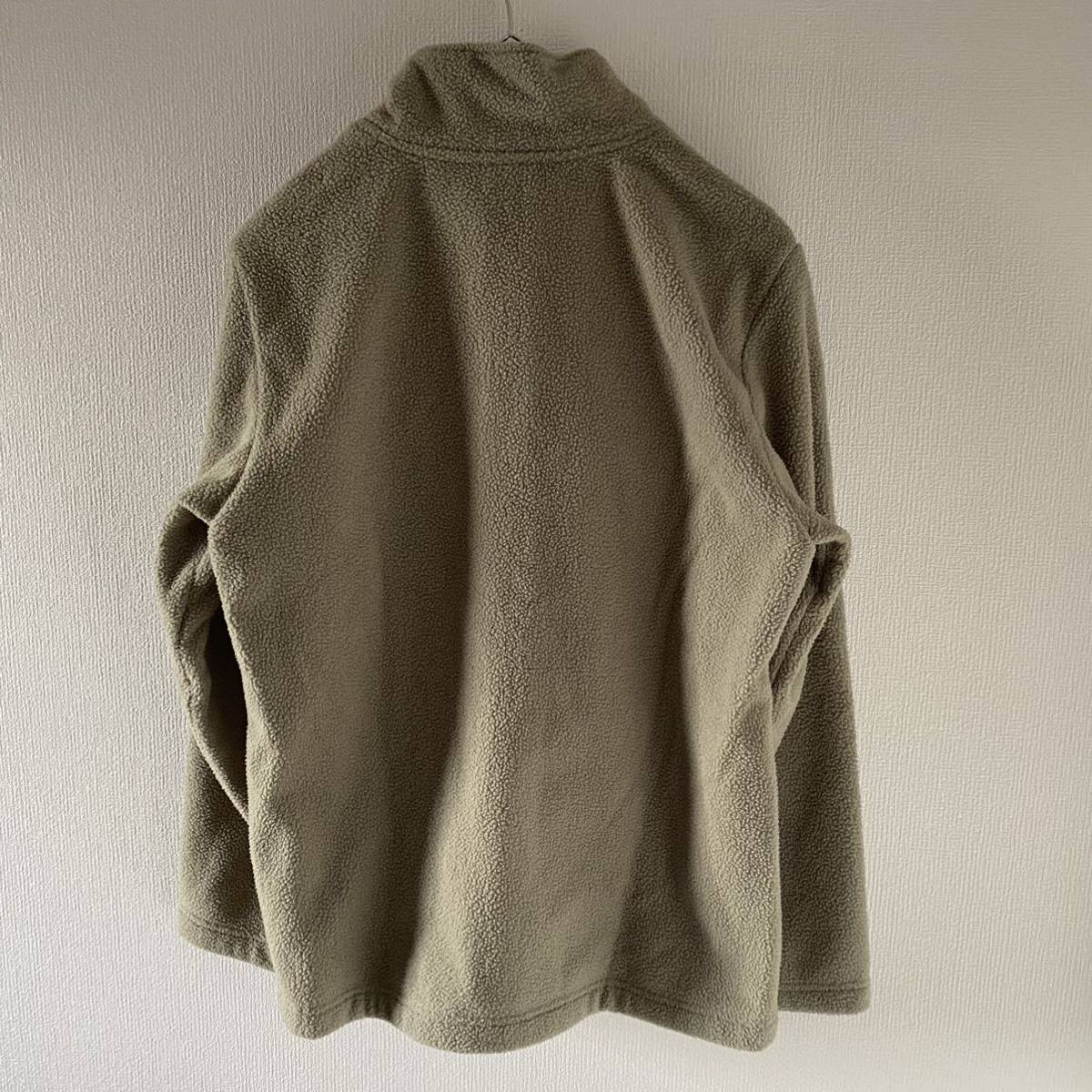 LACOSTEラコステフリースジャケットカーキメンズ長袖mあいみょん