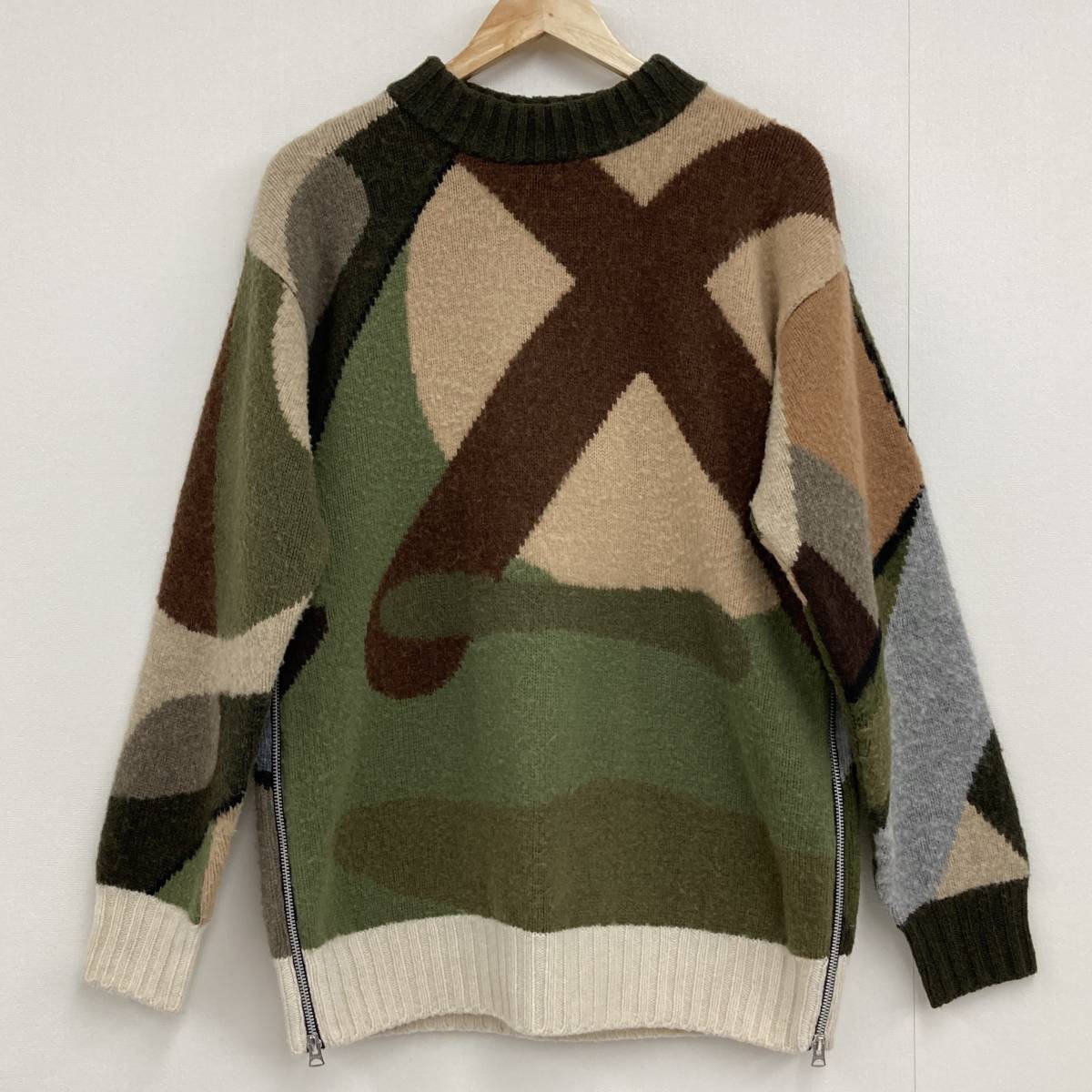 2極タイプ sacai kaws ニット マルチカラー サイズ3 - 通販