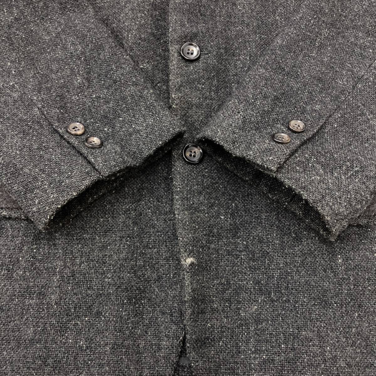 80s the first period teka Homme COMME des GARCONS HOMME tailored jacket wool S size Comme des Garcons Homme river . guarantee .VINTAGE archive 1135