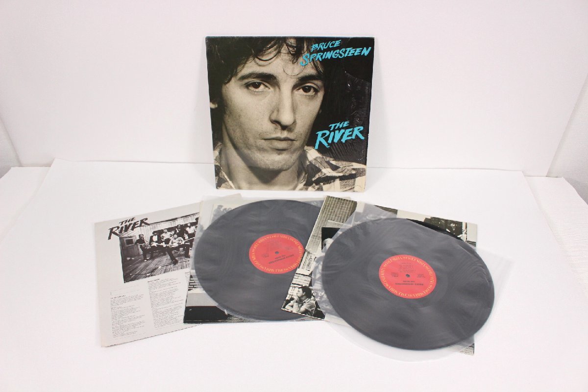 △現状品△ LP/レコード Bruce Springsteen「The River」 アナログ盤 PC2 36854/Columbia　ジャケット傷み (2744416)_画像1