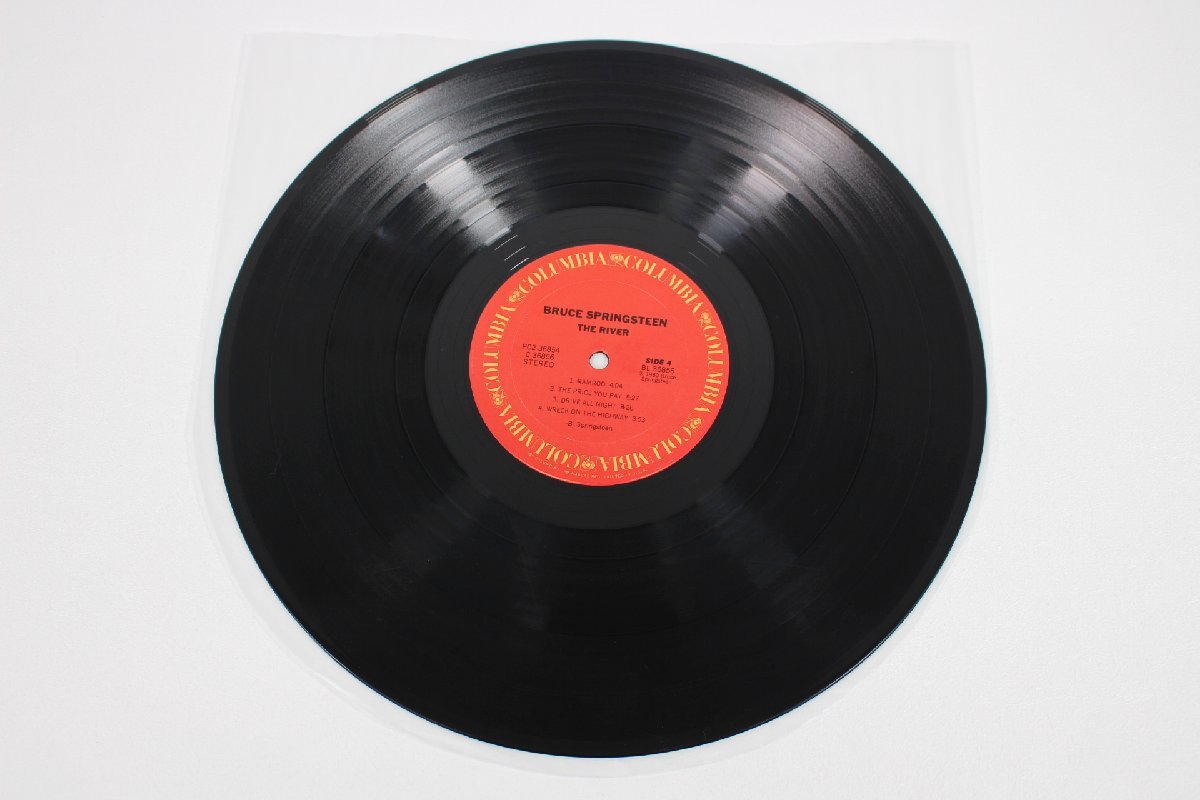 △現状品△ LP/レコード Bruce Springsteen「The River」 アナログ盤 PC2 36854/Columbia　ジャケット傷み (2744416)_画像10