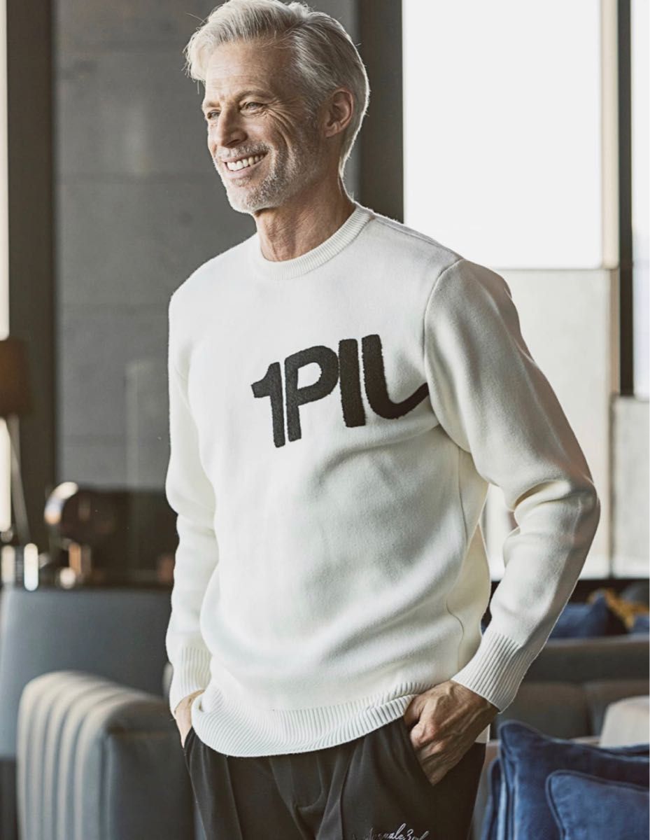 ウノピゥウノウグァーレトレ ニット セーター 長袖 ロンT ロンティー ウノピュウ 新品1piu1uguale3 RELAX M