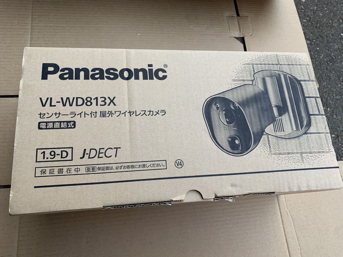 Panasonic センサー付 屋外ワイヤレスカメラ VL-WD813X-