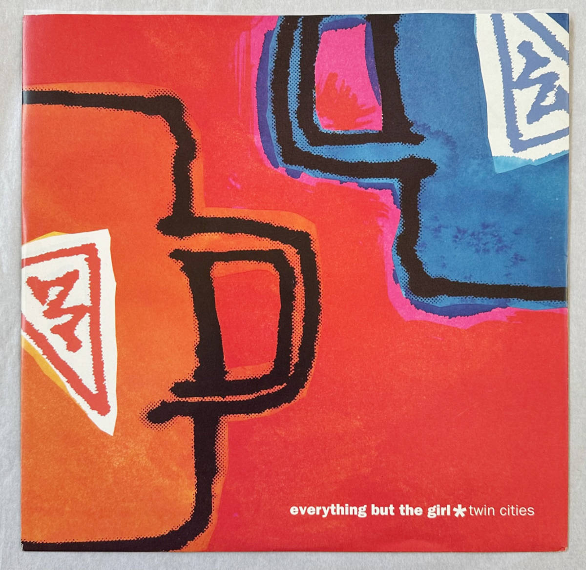 ■1991年 UK盤 オリジナル Everything But The Girl - Twin Cities 12”EP neg53T Blanco Y Negro_画像1