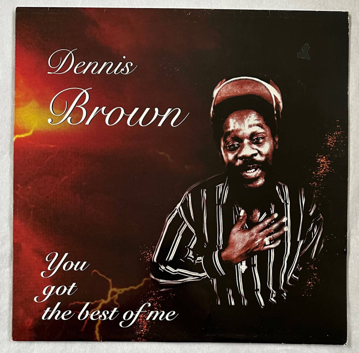 ■1995年 オリジナル UK盤 Dennis Brown - You Got The Best Of Me 12”LP SAXLP004 Saxon Records_画像1